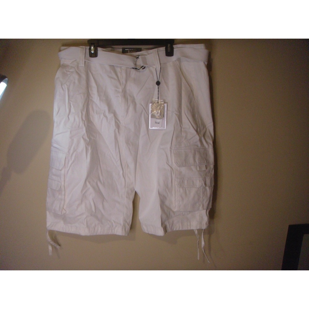 Most OFCL seven M M07 classic‎ fit mens 42 white cotton shorts with belt NWT
